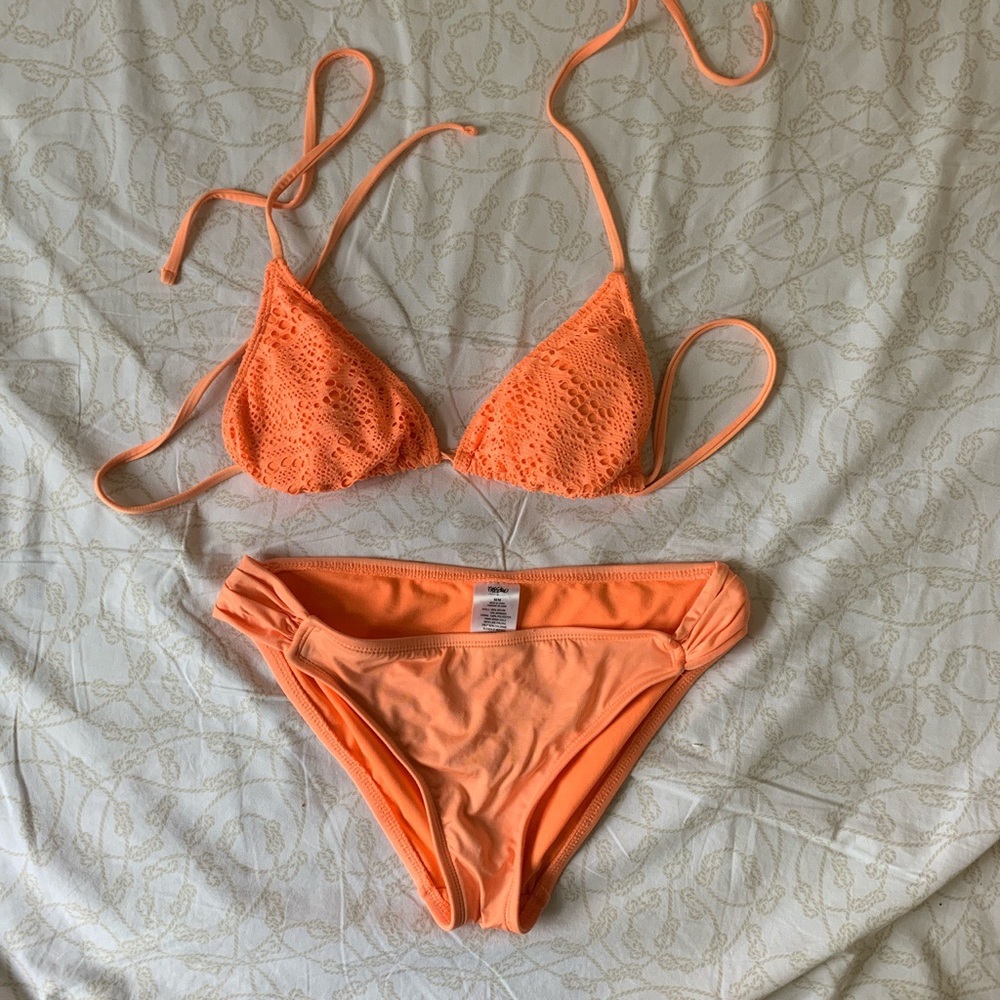 Neon Orange/ Coral Bikini